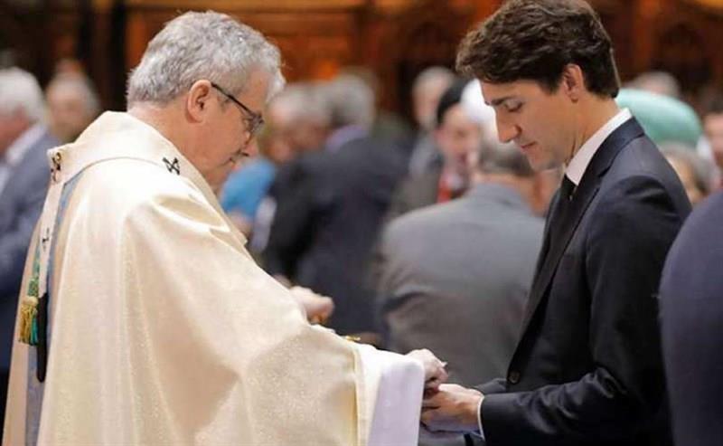 Archbishop Gives Communion To Pro-Abortion Justin Trudeau