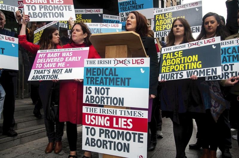 THE IRISH TIMES TOTALLY FALSE ABORTION STORY