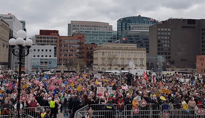 Pro-Lifers Flood Streets In Canada’s March--For-Life